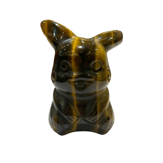 Figurine Pikachu en Oeil de tigre