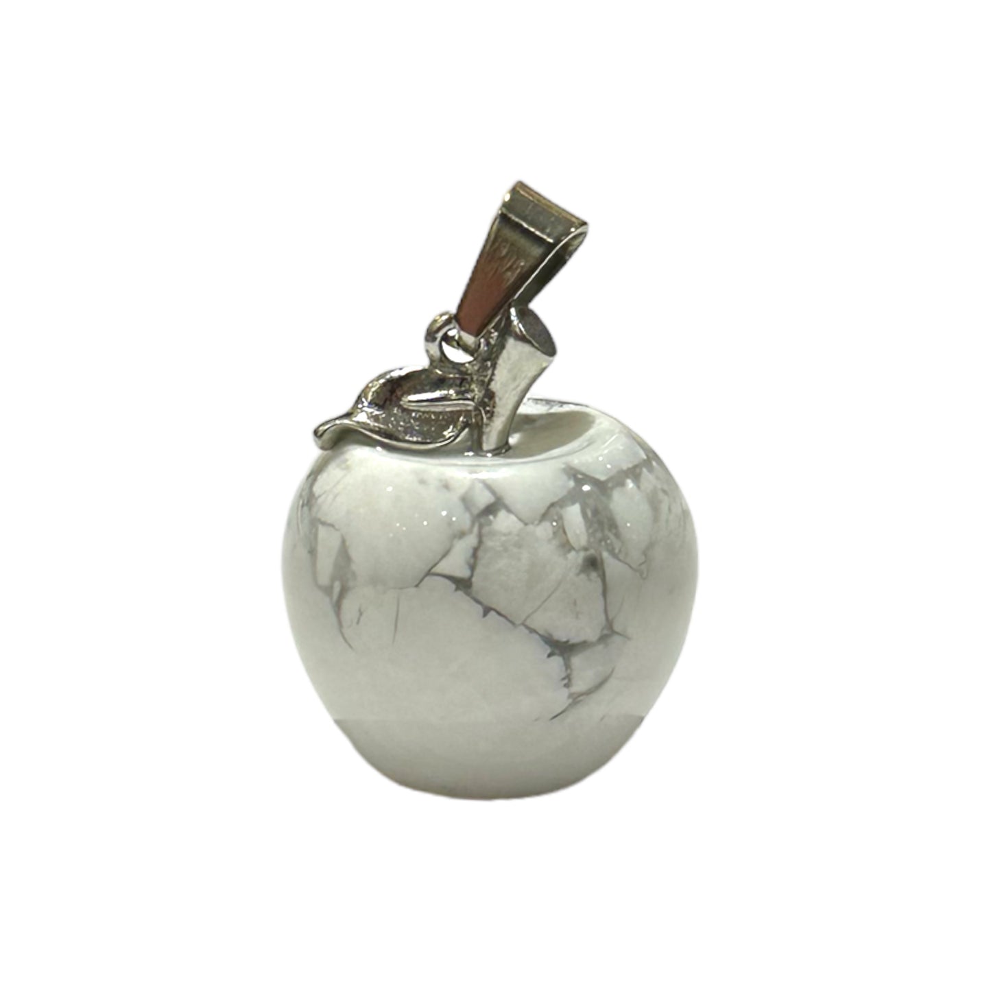 Pendentif en pomme en howlite