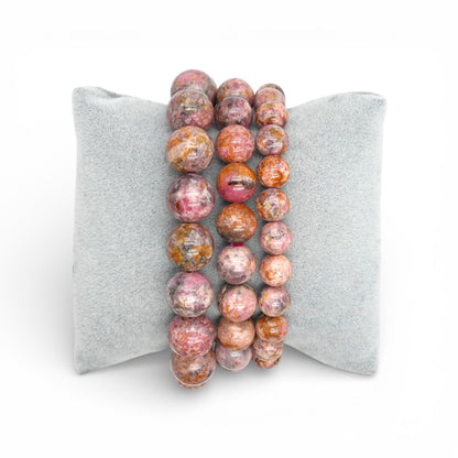 Bracelet Rhodocrosite du brésil AA
