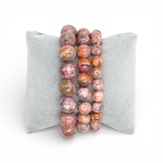 Bracelet Rhodocrosite du brésil AA