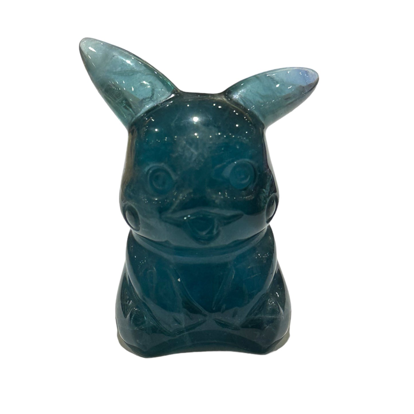 Figurine Pikachu en fluorine verte