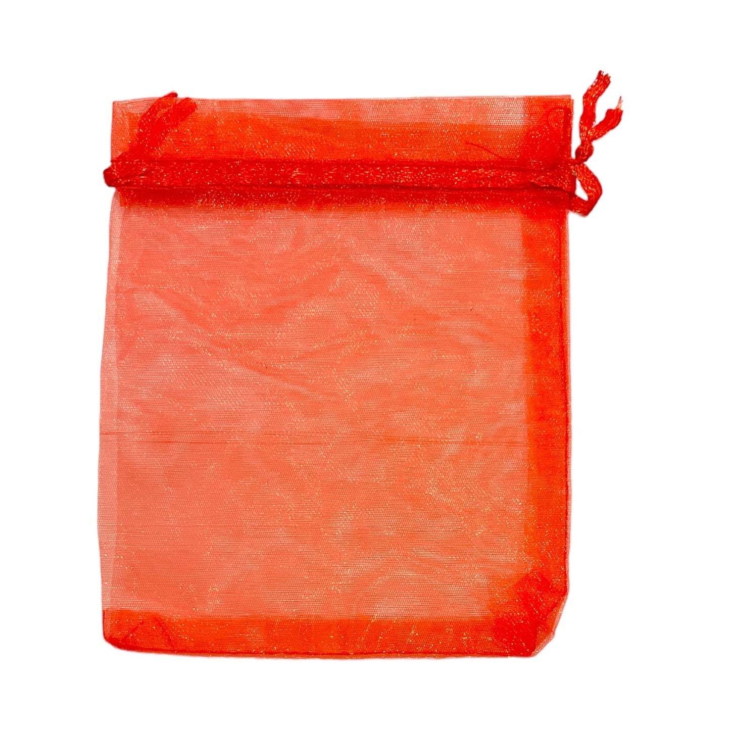 100 pochon organza rouge 10 x 12 cm