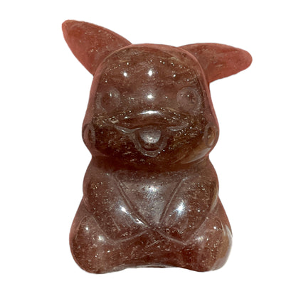 Pikachu en Quartz fraise