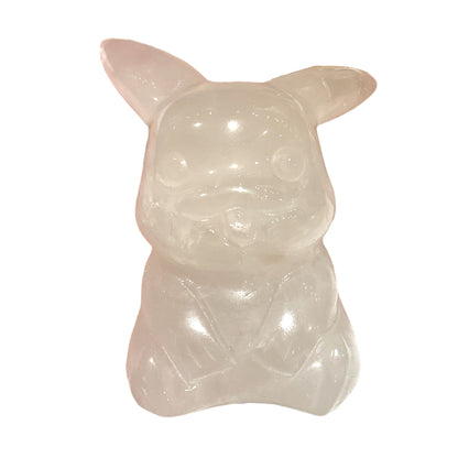 Figurine Pikachu en Cristal de roche