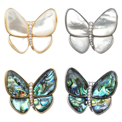 Broche nacre Papillon 3x3 cm
