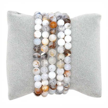 Bracelet Opale multicolore blanche A