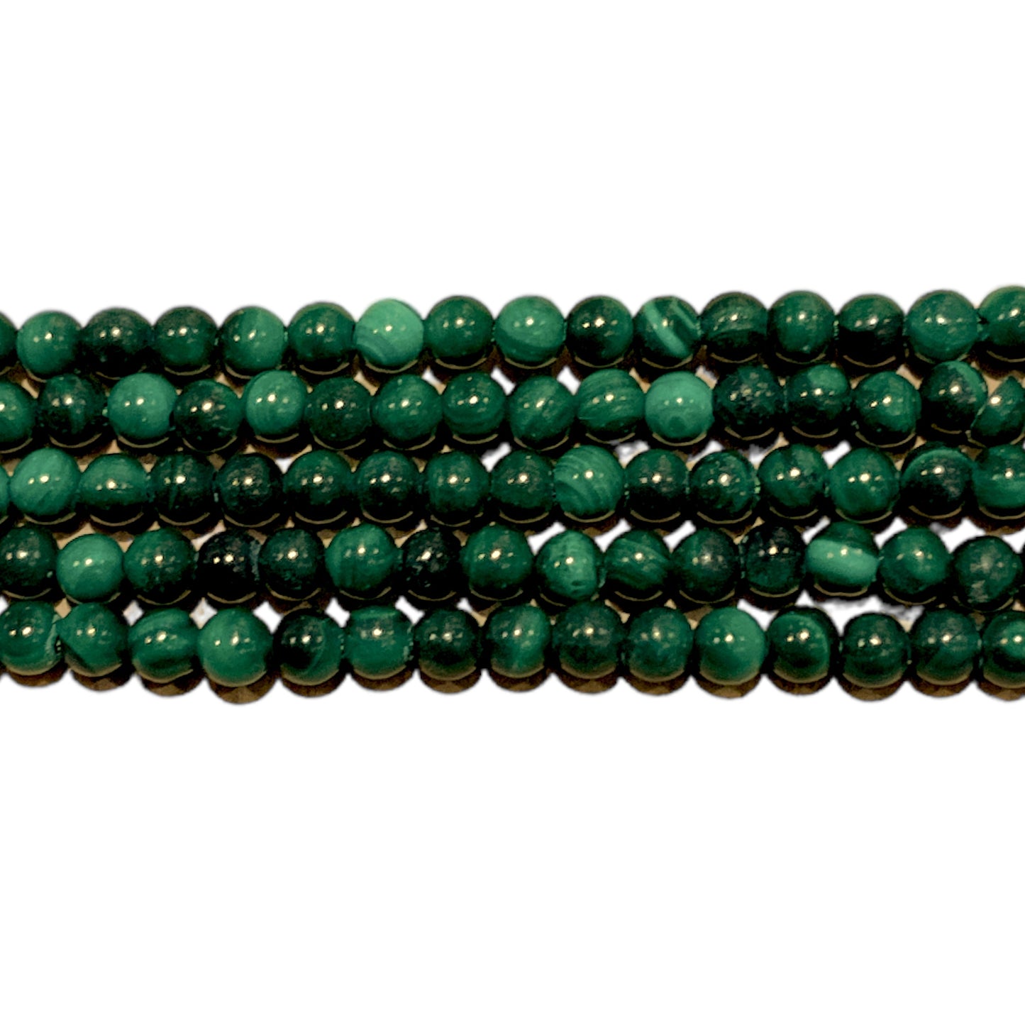 Fil de perle Malachite AA 2 mm