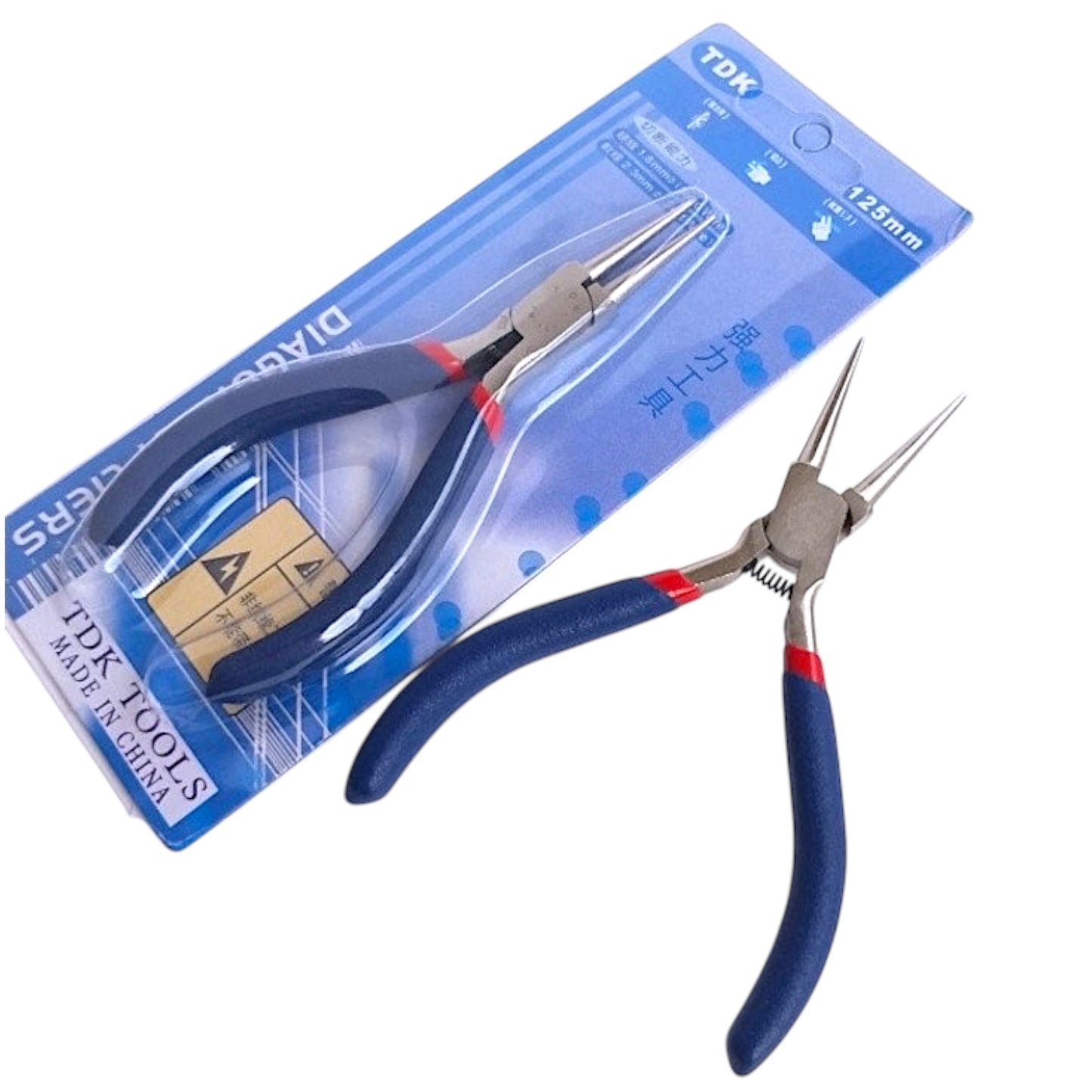 Pince à bec rond pour mise en forme des fils métalliques (création bijoux) – 125 mm