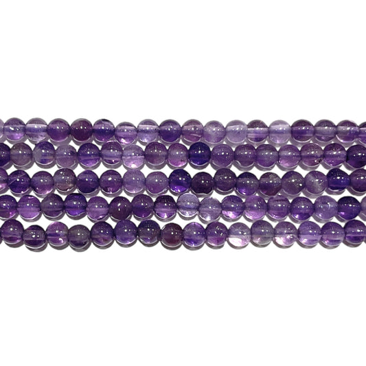 Fil de perle Amethyste A+ 3 mm / 4 mm