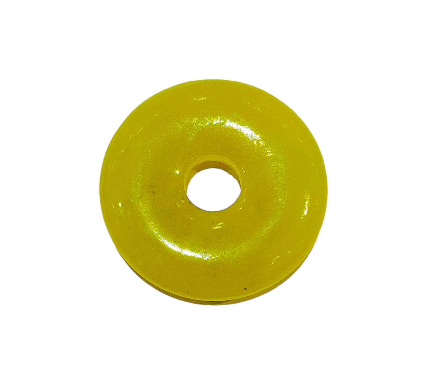 Pendentif Donut en Jade citron