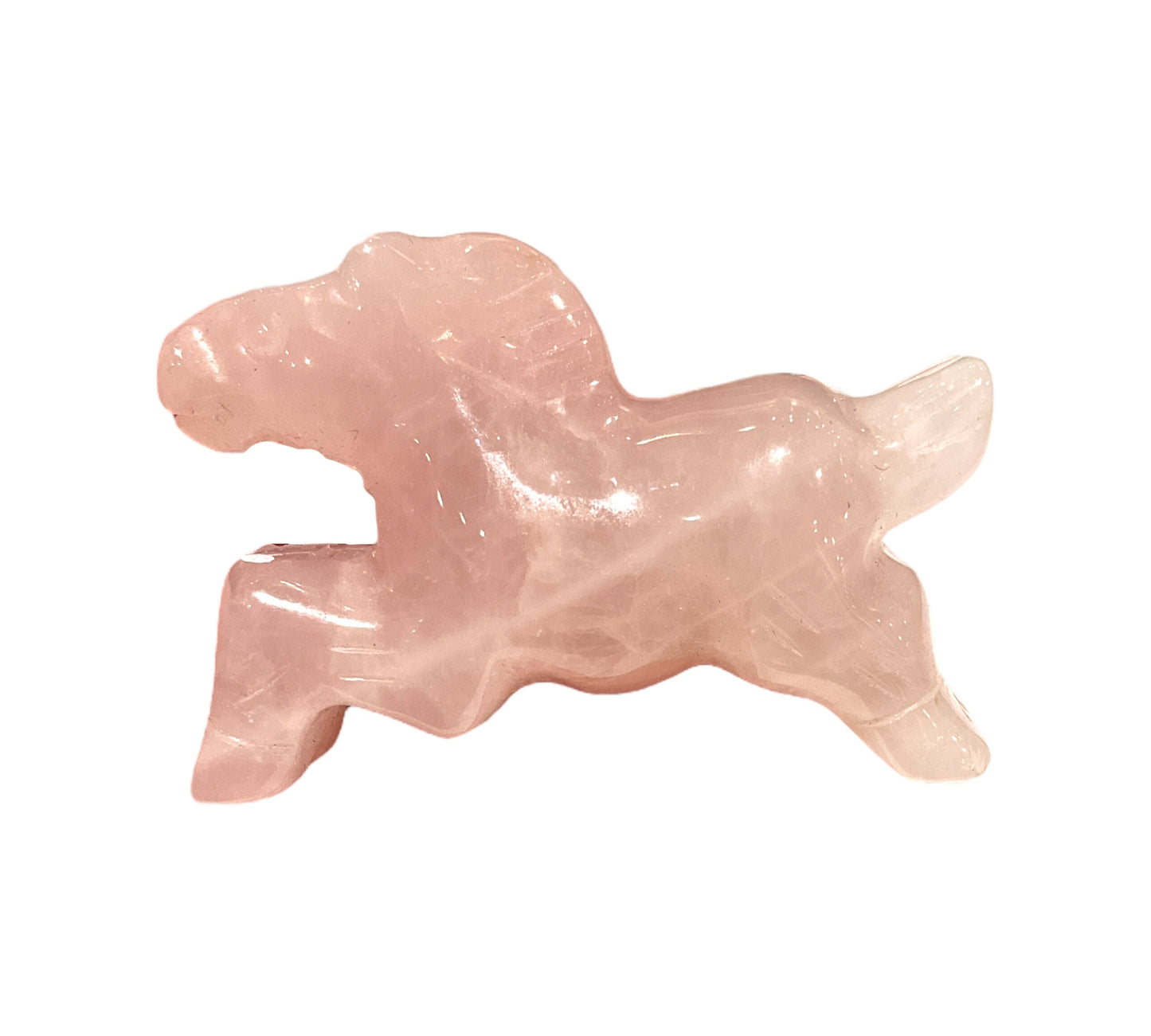 Cheval en Quartz rose