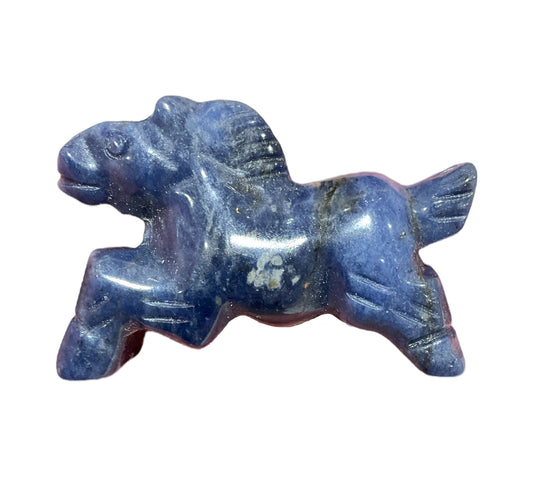 Figurine Cheval en Sodalite