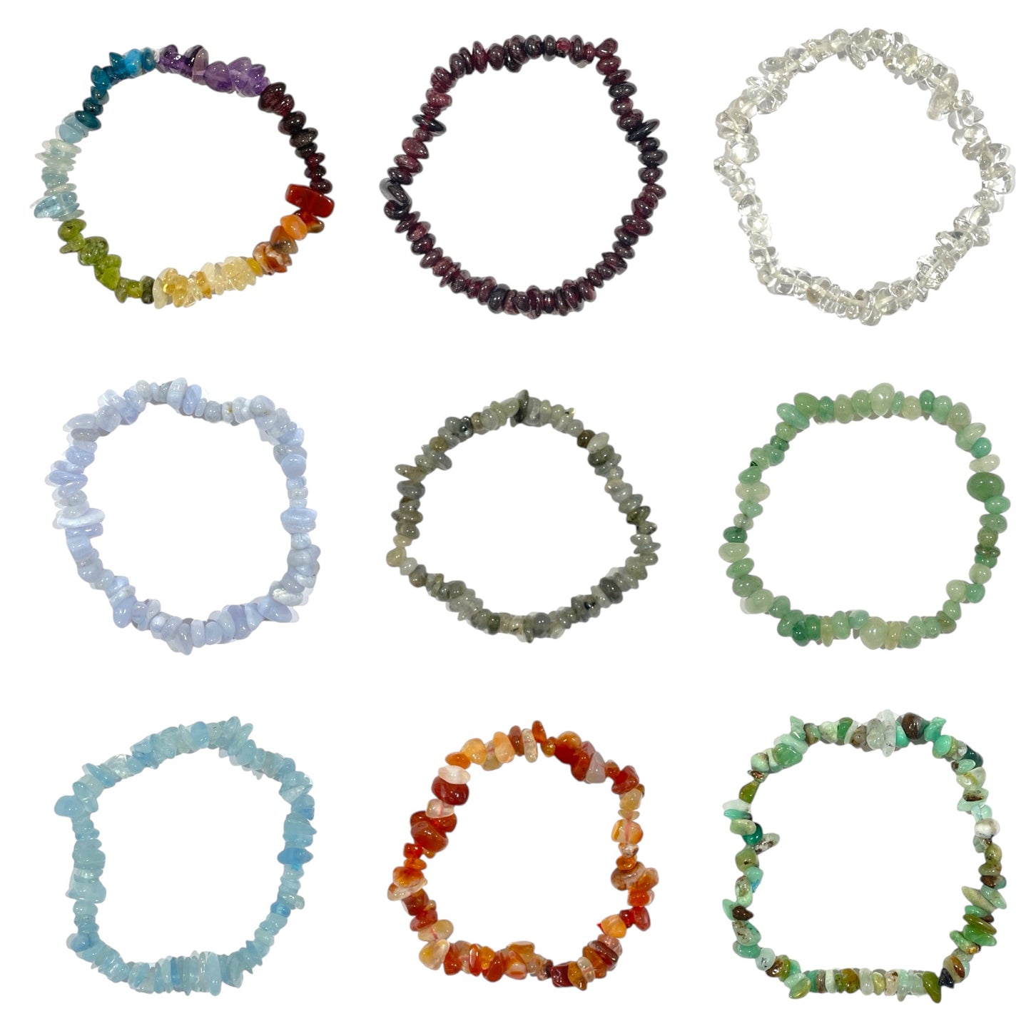 Bracelet baroque (42 pierres naturelles disponible)