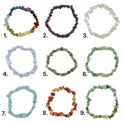 Bracelet baroque (42 pierres naturelles disponible)