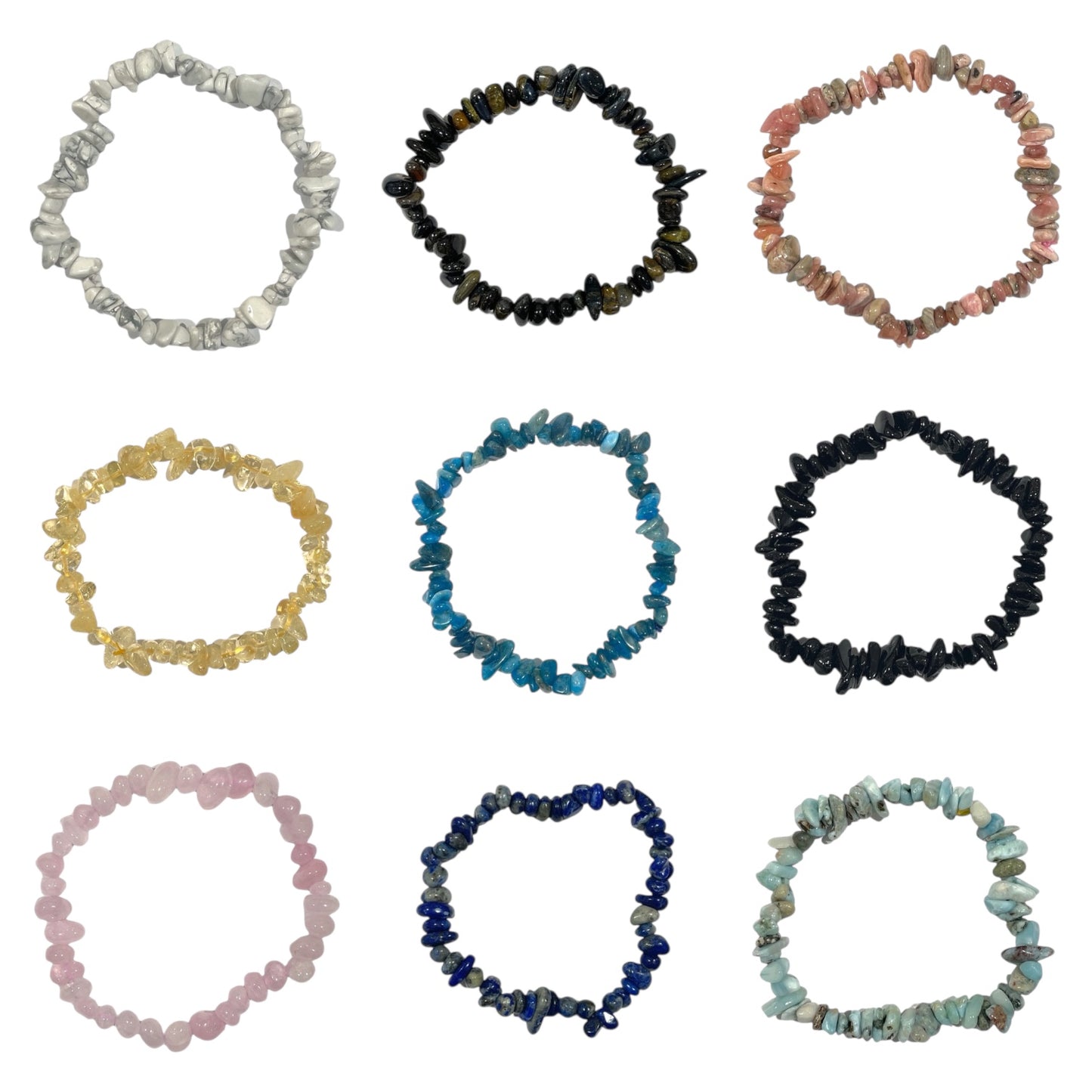 Bracelet baroque (42 pierres naturelles disponible)