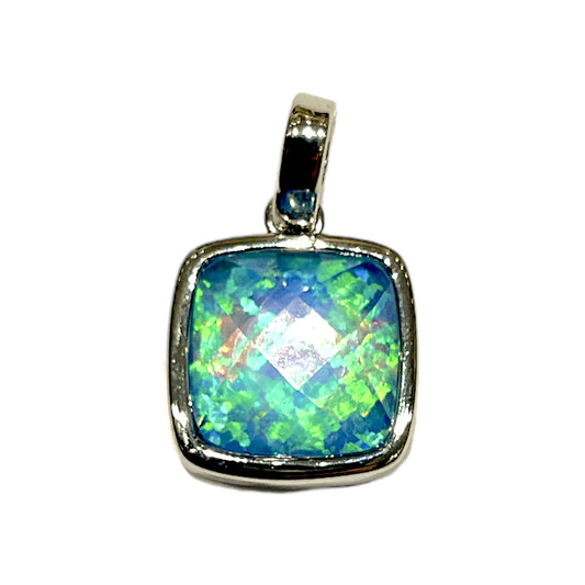 Pendentif imitation Opale 9P