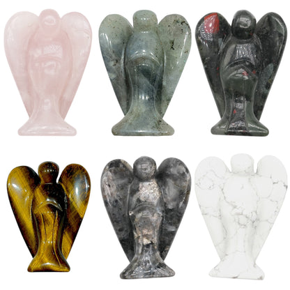 Figurine ange 4.5x3.5 cm (15 pierres disponible)