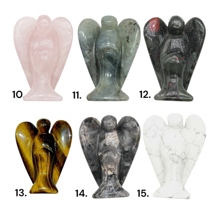 Figurine ange 4.5x3.5 cm (15 pierres disponible)