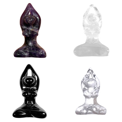 Meditation goddess figurine (13 stones available)