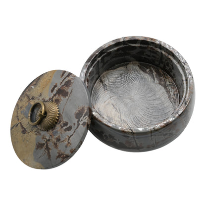 Boite à bijoux en Jaspe Paysage – 11x5 cm (piece unique & aléatoire)