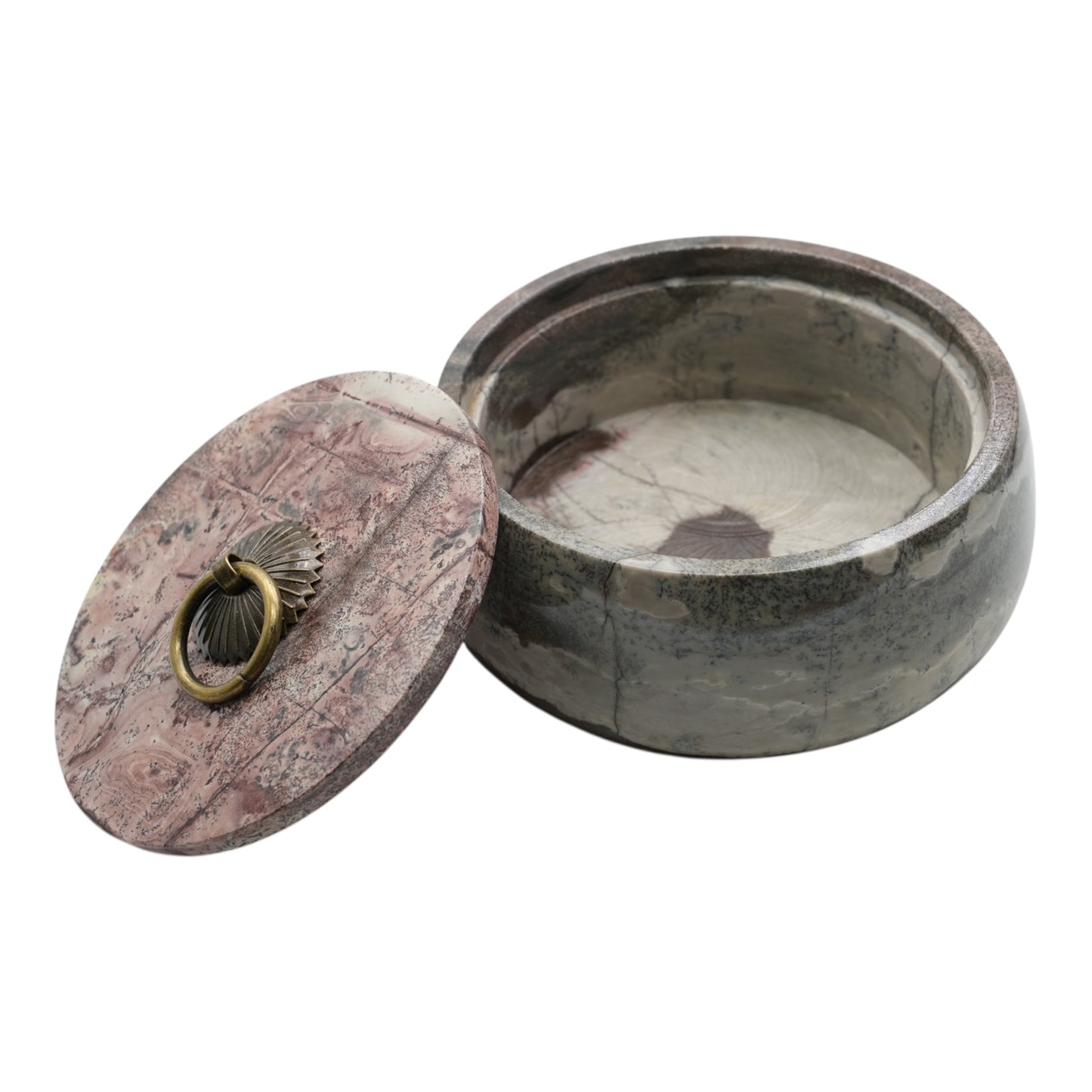 Boite à bijoux en Jaspe Paysage – 11x5 cm (piece unique & aléatoire)