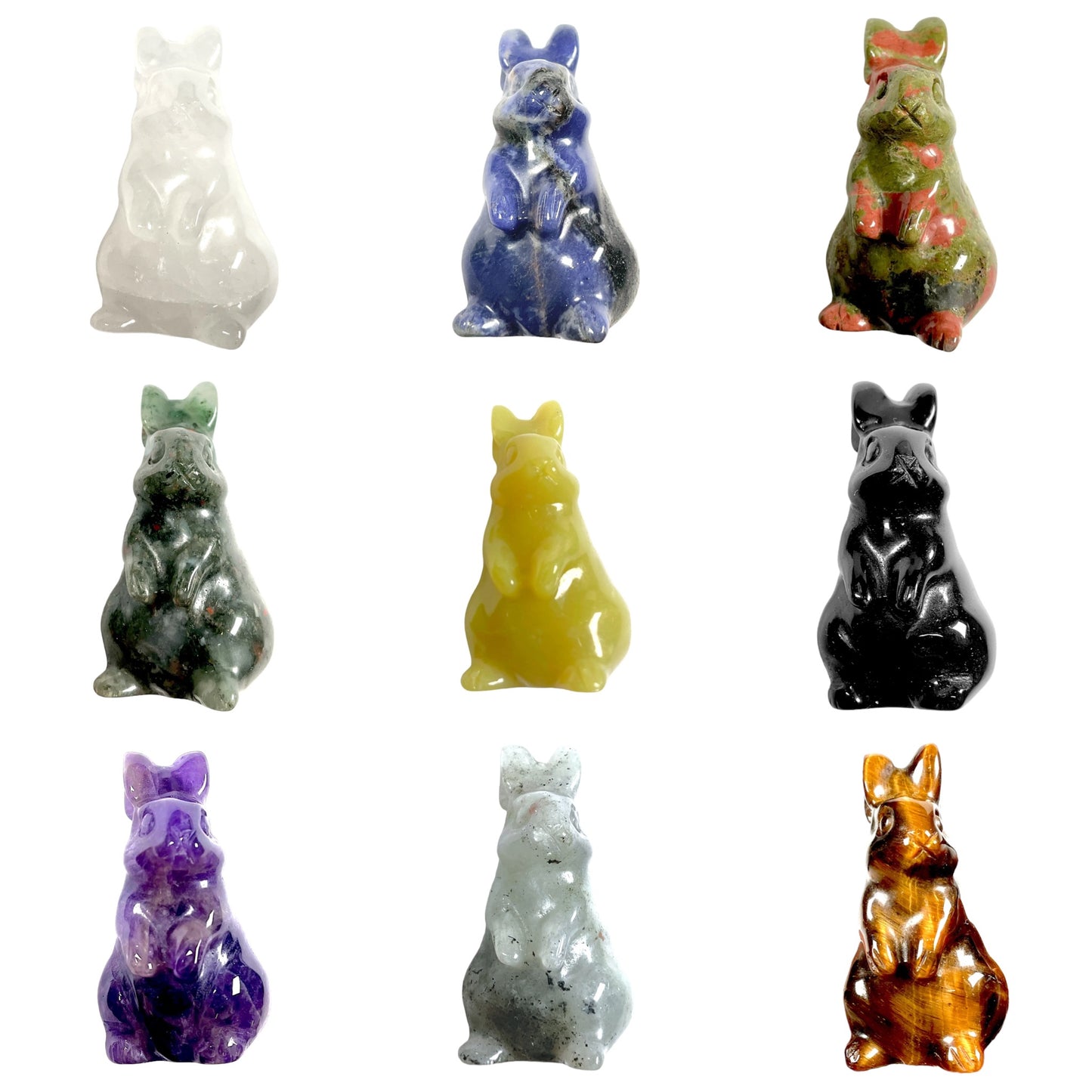 Rabbit Figurine 2x5 cm (12 stones available)