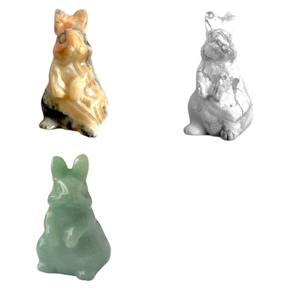 Rabbit Figurine 2x5 cm (12 stones available)