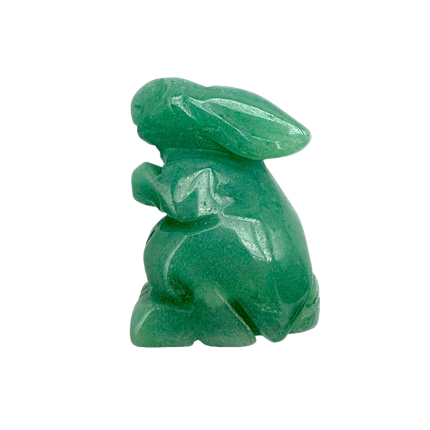 Figurine Lapin en aventurine verte