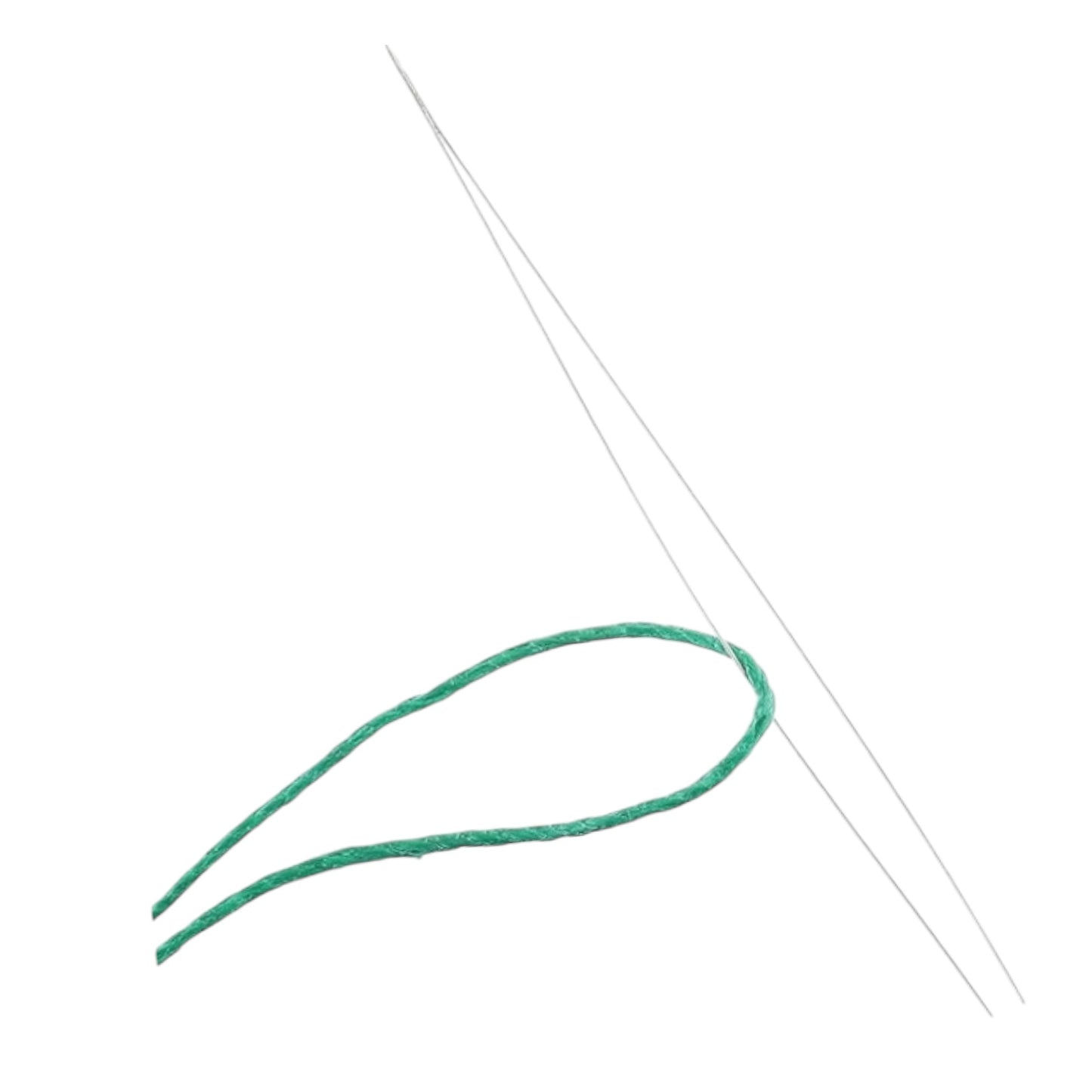 Lot de 2 Aiguilles à perles fines (0.1 mm) avec grand chas – idéale pour perles à trous fins/perles facettées