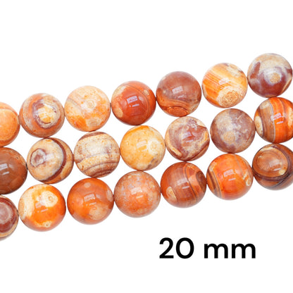 Agate Snake Skin bead strand A