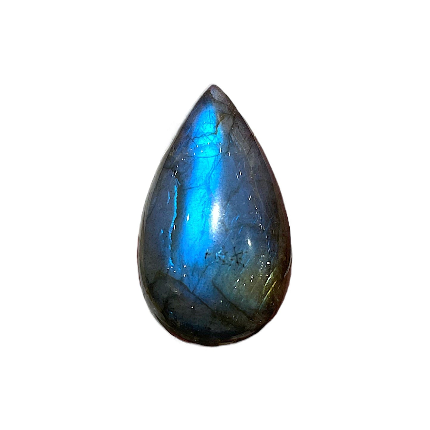 Pendentif goutte Labradorite percé sur le côté