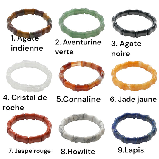 Faceted bracelet AA+ 11x20x7 mm #6