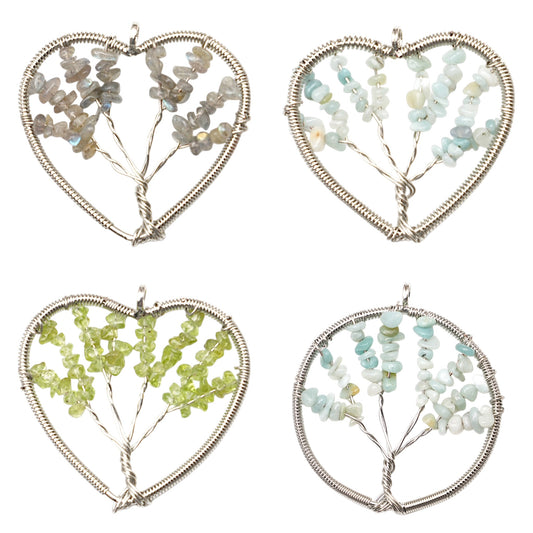 Pendentif arbre de vie torsadé baroque 5 cm