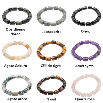 Bracelet AA+ 10x14mm (14 pierres disponible) #9