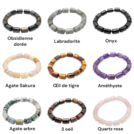 Bracelet AA+ 10x14mm (14 pierres disponible) #9