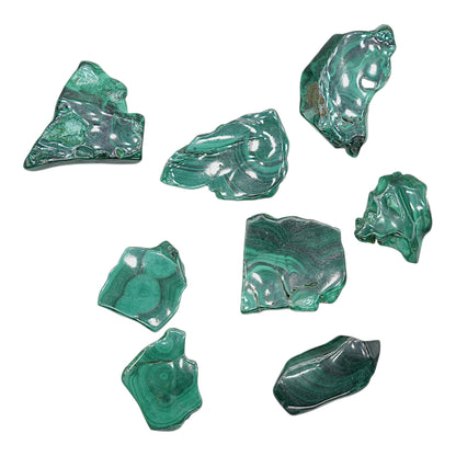 Lot de 200 g de Malachite polie