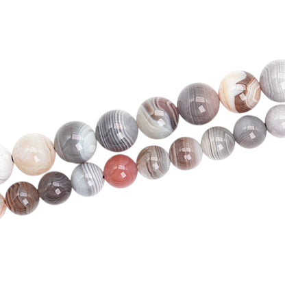 Pink Botswana Agate bead strand