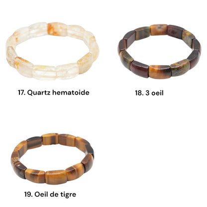 Bracelet AA+ 11x17 mm (17 pierres disponible) #8