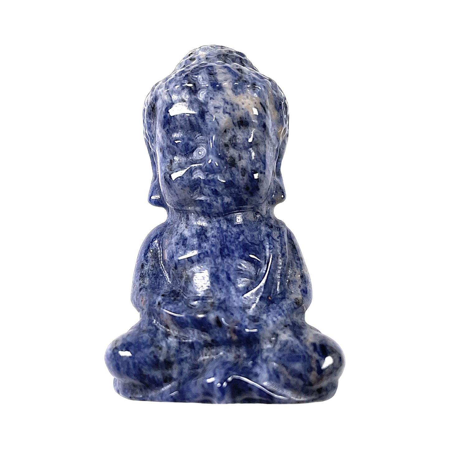 Figurine bouddha en Sodalite