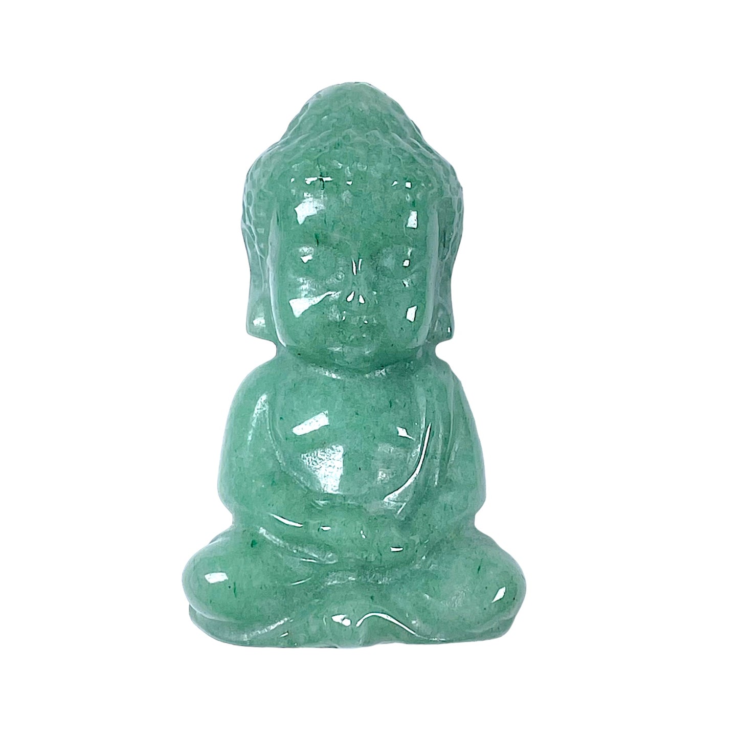 Figurine bouddha en Aventurine verte