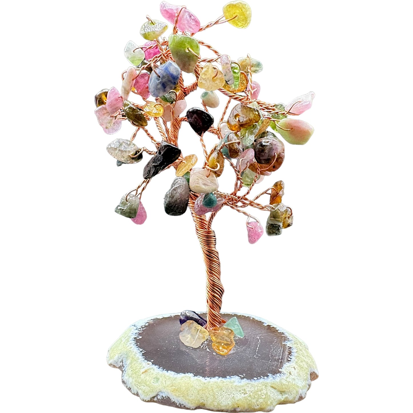 Arbre de vie en Tourmaline multicolore