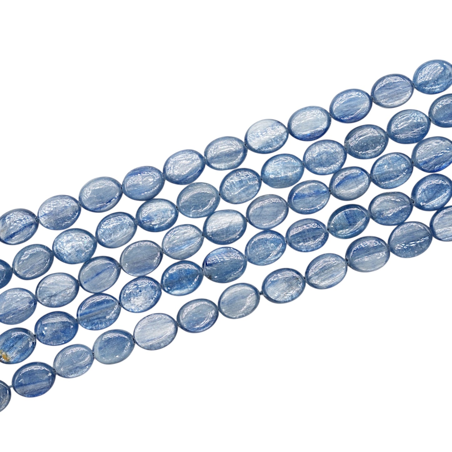 Blue Kyanite Teardrop Bead Strand 12x26 mm