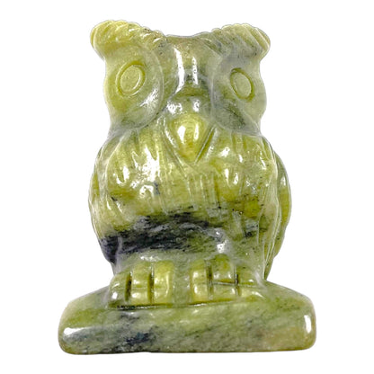 Figurine Hibou en Jade de Thailande