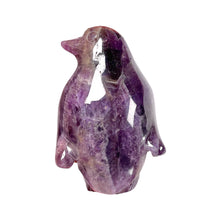 Load image into Gallery viewer, Figurine de pingouin en Améthyste
