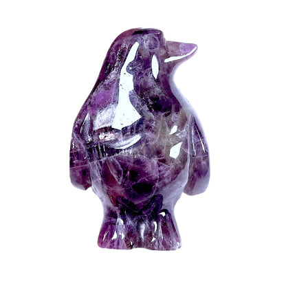 Figurine de pingouin en Améthyste