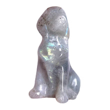 Load image into Gallery viewer, Figurine de chien en Labradorite
