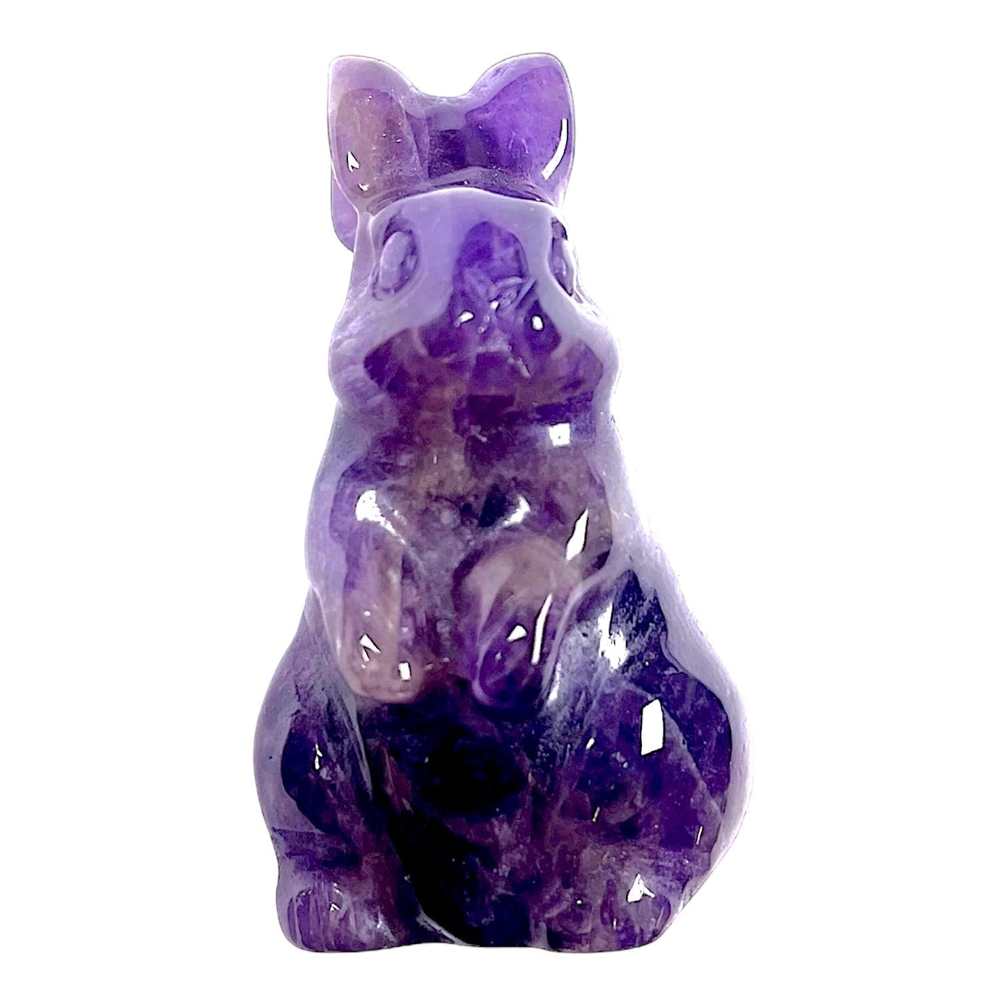 Figurine Lapin en Amethyste