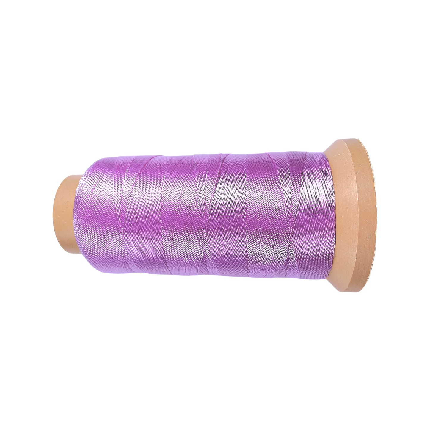 Bobine de fil en nylon mauve pour fabrication de collier