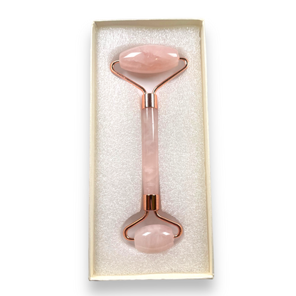 Rouleau de massage Quartz rose Anti-stress