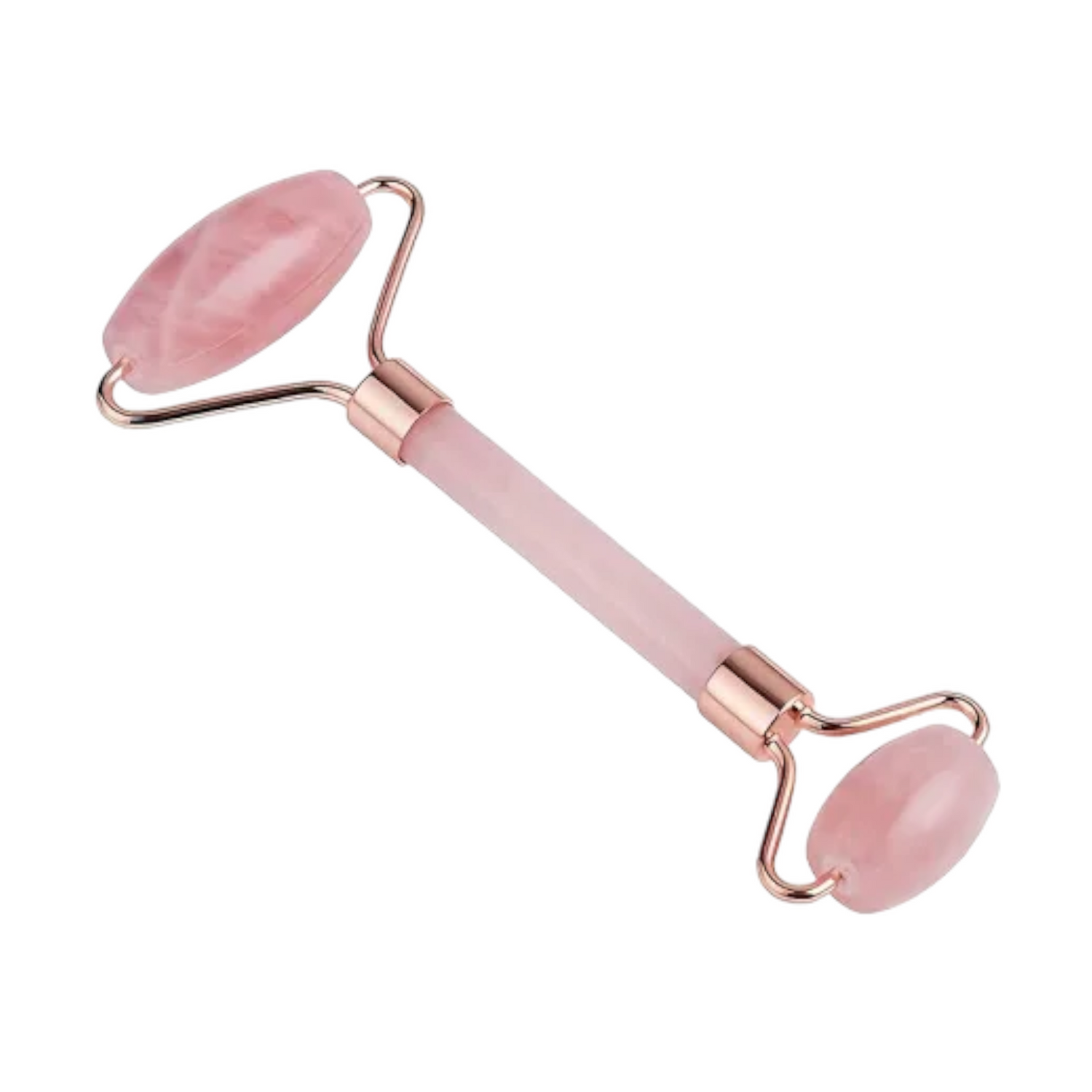 Rouleau de massage Quartz rose Anti-stress - Foliesbijoux